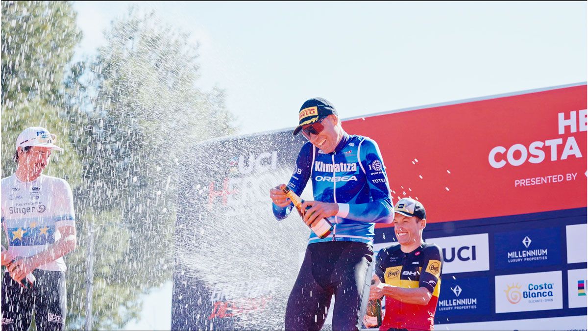 David Valero logra un podio en la HERO UCI Marathon World Cup 