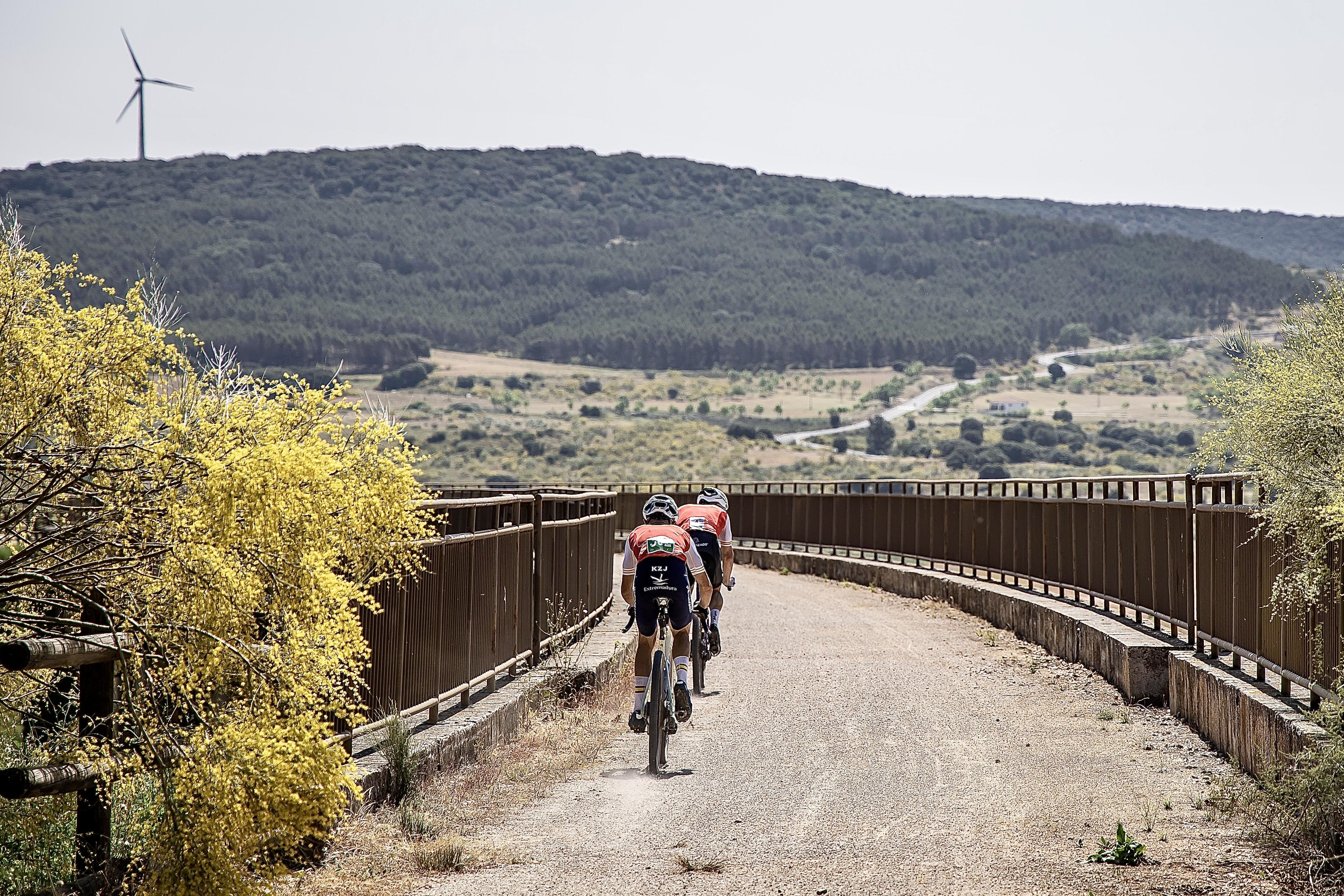 Parte del recorrido transcurre por la Vía Verde del Renacimiento  