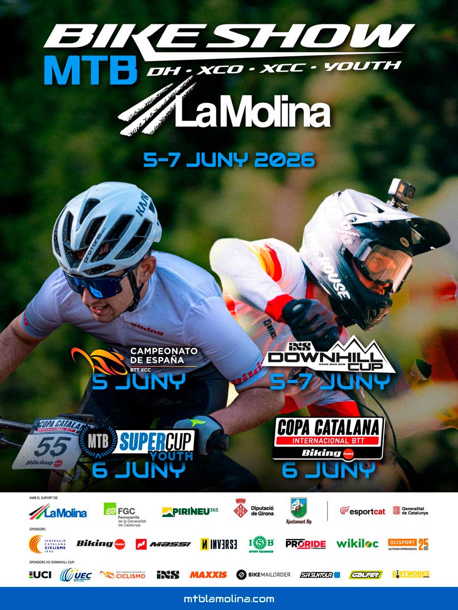 Cartel oficial Bike Show La Molina 2026