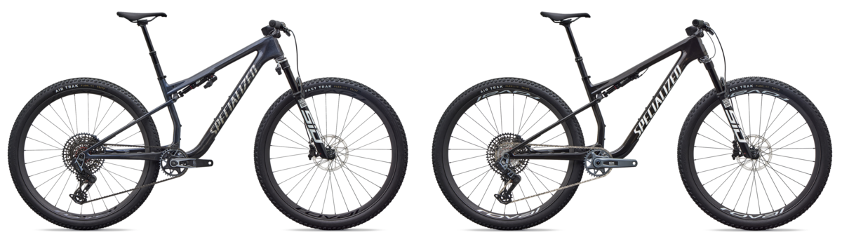 Specialized Epic 9 Pro (izquierda) y Epic 9 Expert (derecha)