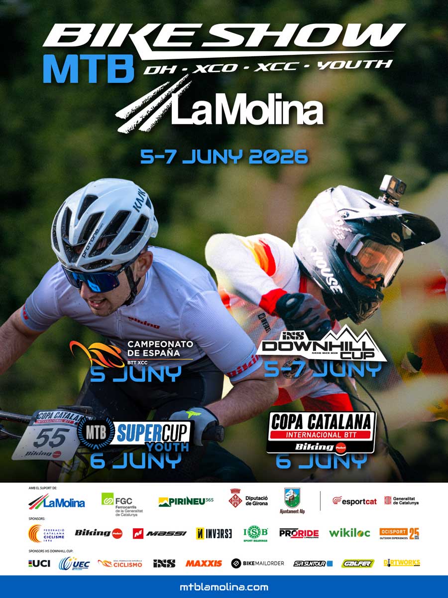 Cartel de la Copa Catalana MTB en La Molina