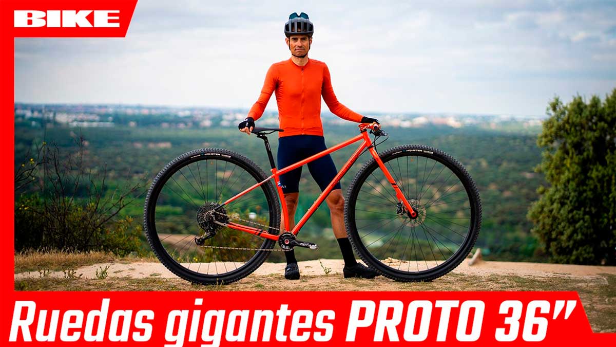 VÍDEO: Probando una MTB con ruedas de 36”
