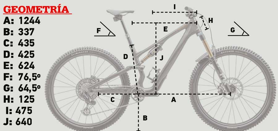 Specialized S Works Stumpjumper 15   Geometría