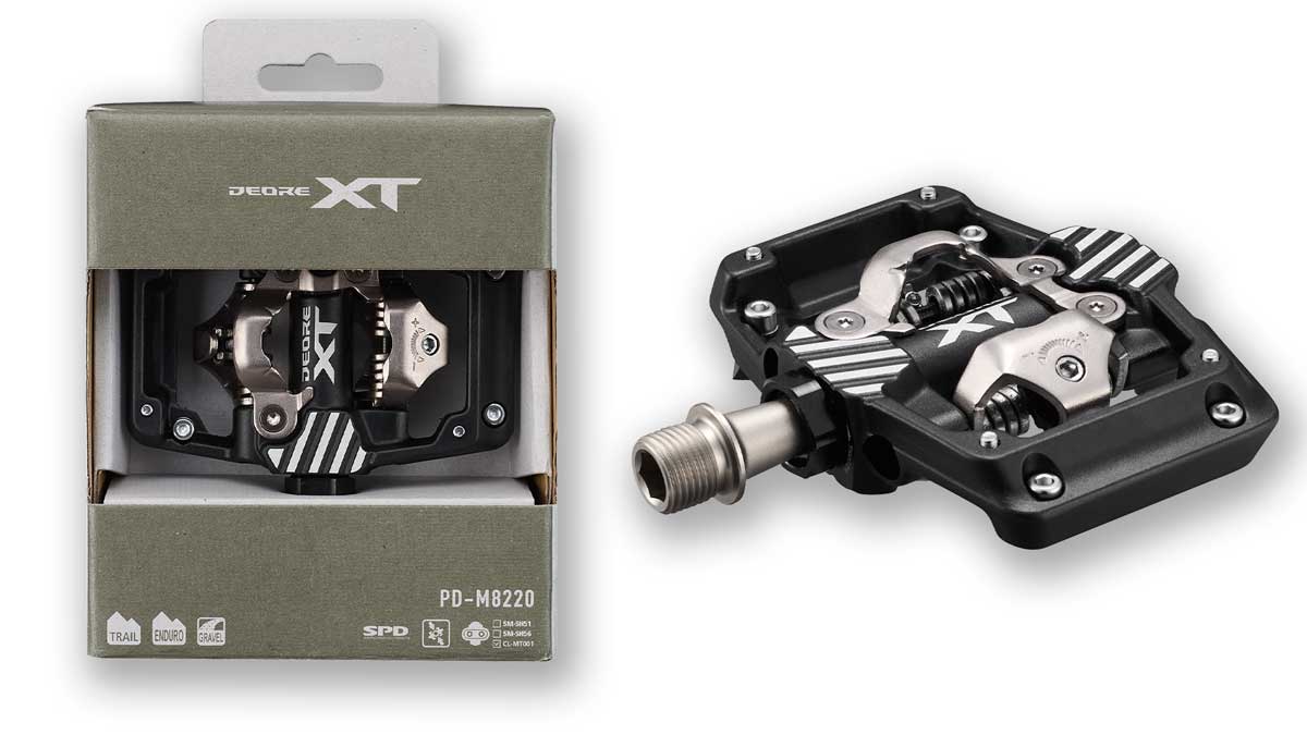 Shimano renueva sus pedales DEORE XT, más estabilidad dentro y fuera del pedal