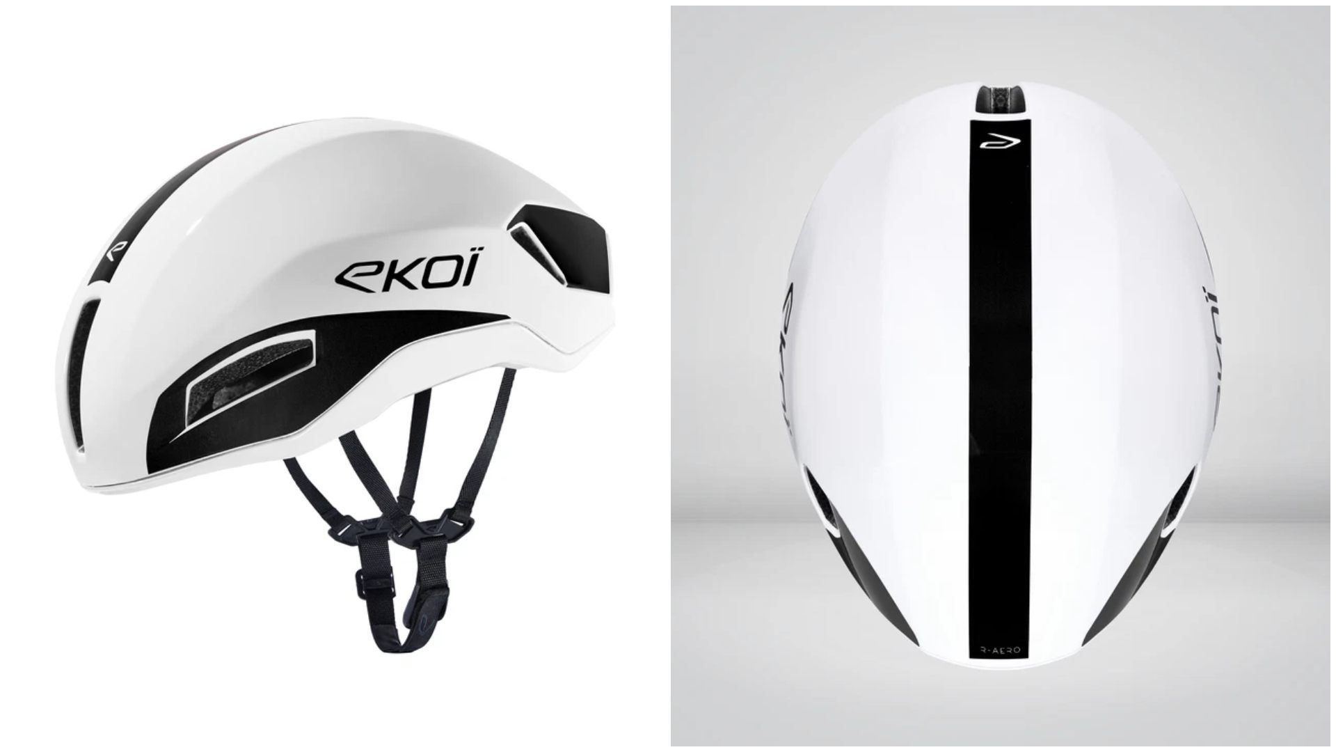 Casco EKOI R AERO Blanco. Casco EKOI R AERO Blanco.