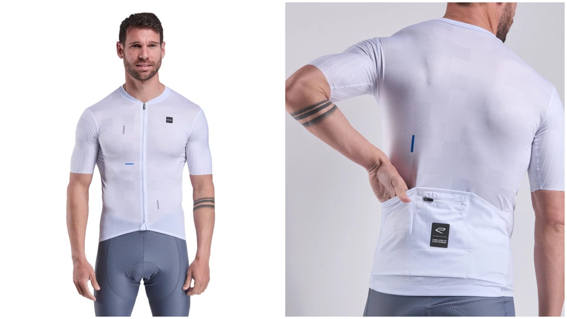 Maillot EKOI Perf COBBLE Blanco. Maillot EKOI Perf COBBLE Blanco.