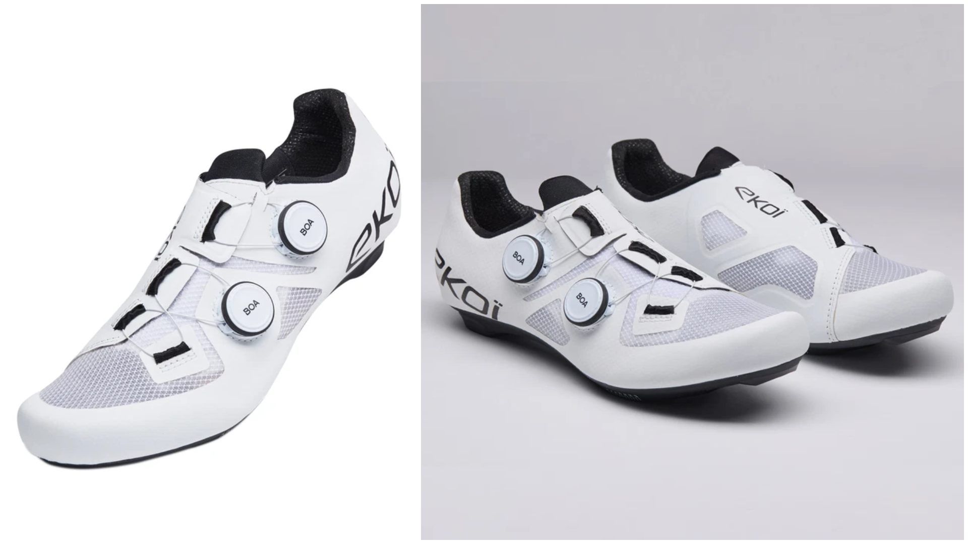 Zapatillas de carretera EKOI Perf R4 CARBON INSERT LIGHT Blancas. Zapatillas de carretera EKOI Perf R4 CARBON INSERT LIGHT Blancas.