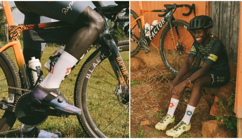 Fizik tiñe sus zapatillas de gravel con los colores del ciclismo de África Oriental.