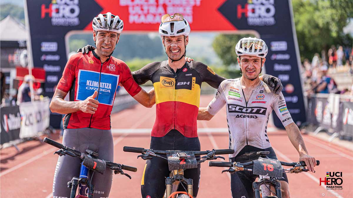 Wout Alleman gana en Black Forest y Valero sigue líder en la HERO UCI Marathon World Cup