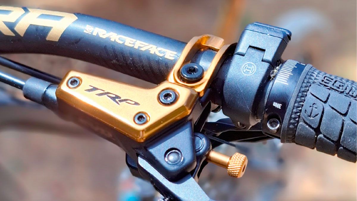 Así se sienten los TRP EVO Pro, frenos de 4 pistones y 2,3 mm