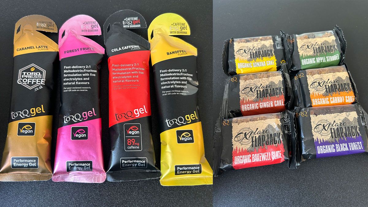 TORQ Enery Gel y Explore Flapjack