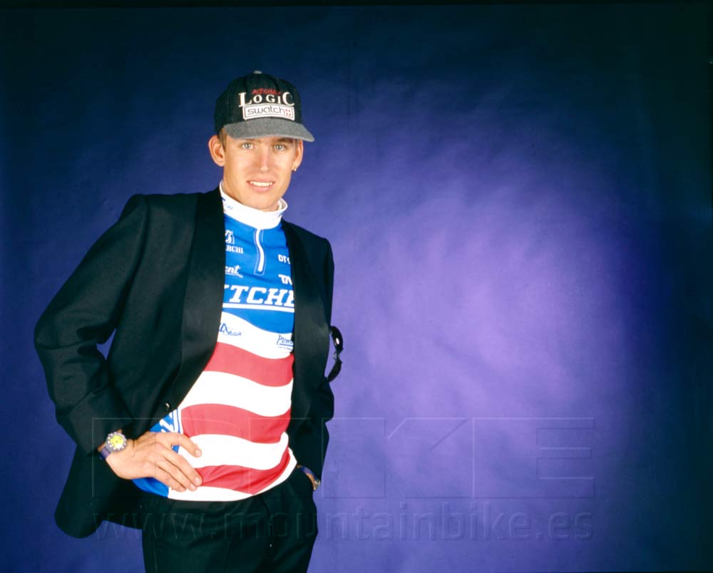 1995. Sesión de fotos para BIKE. Foto Rafa Gómez