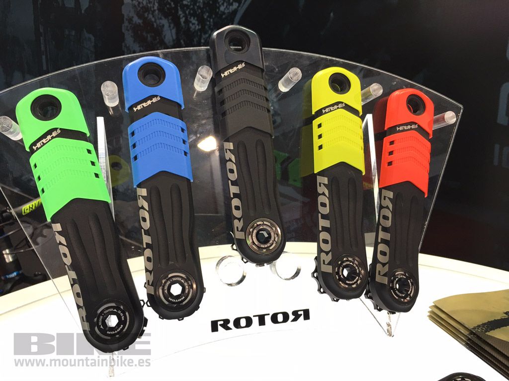 Rotor . bielas shark, hawk, raptor, con protectores de goma.