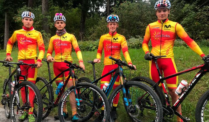 Así les ha ido a los juniors de la selección española en el mundial de XCO de Lenzerheiden 