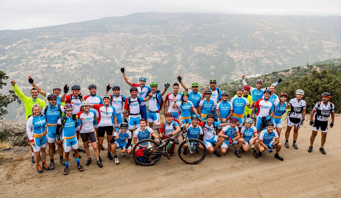  27 ciclistas con diabetes participan en La Vuelta a Sierra Nevada 
