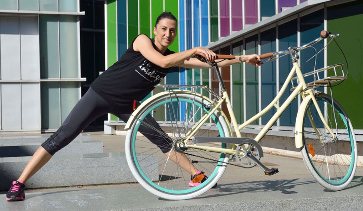 Circuito de estiramientos con tu bici