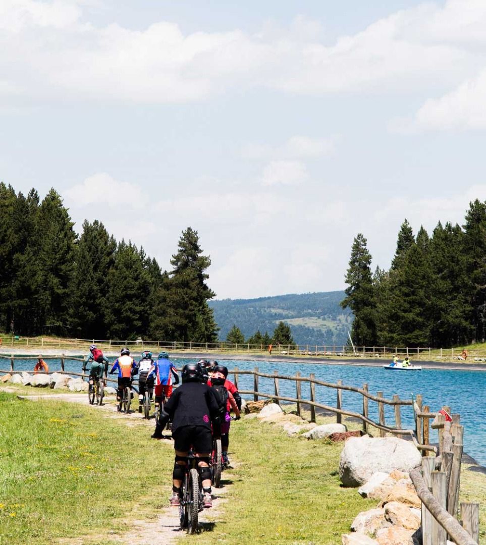 Mountain bike y naturaleza en La Molina