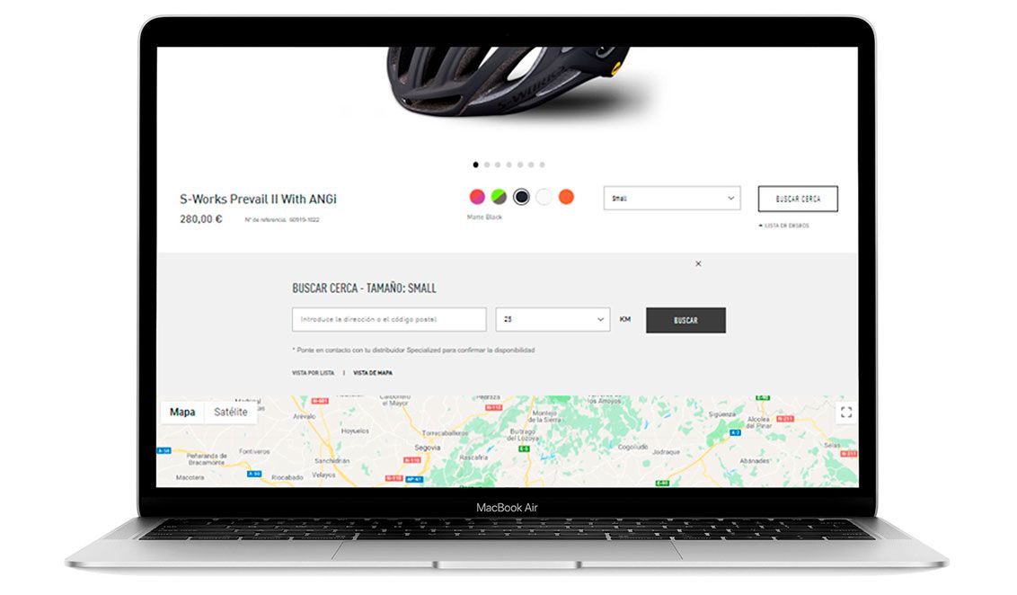El stock de Specialized, en tu mano