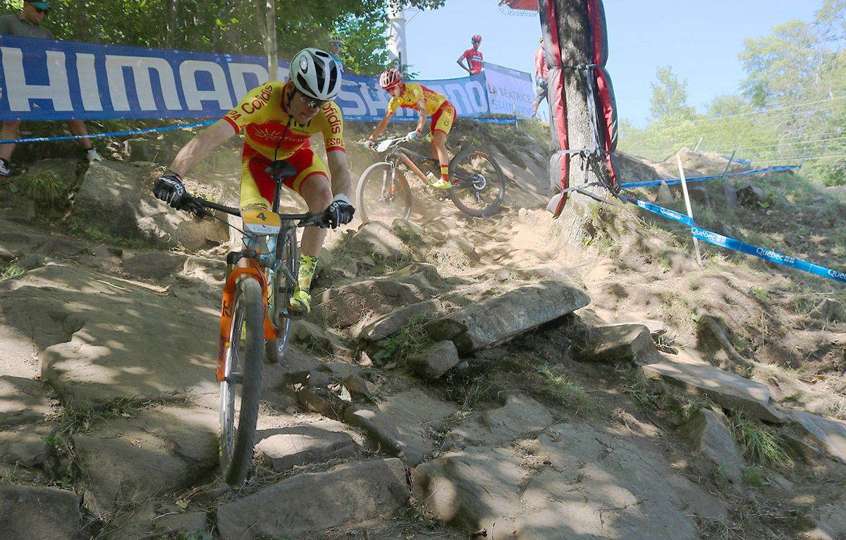 La Selección Española entrenando en Mont Sainte-Anne