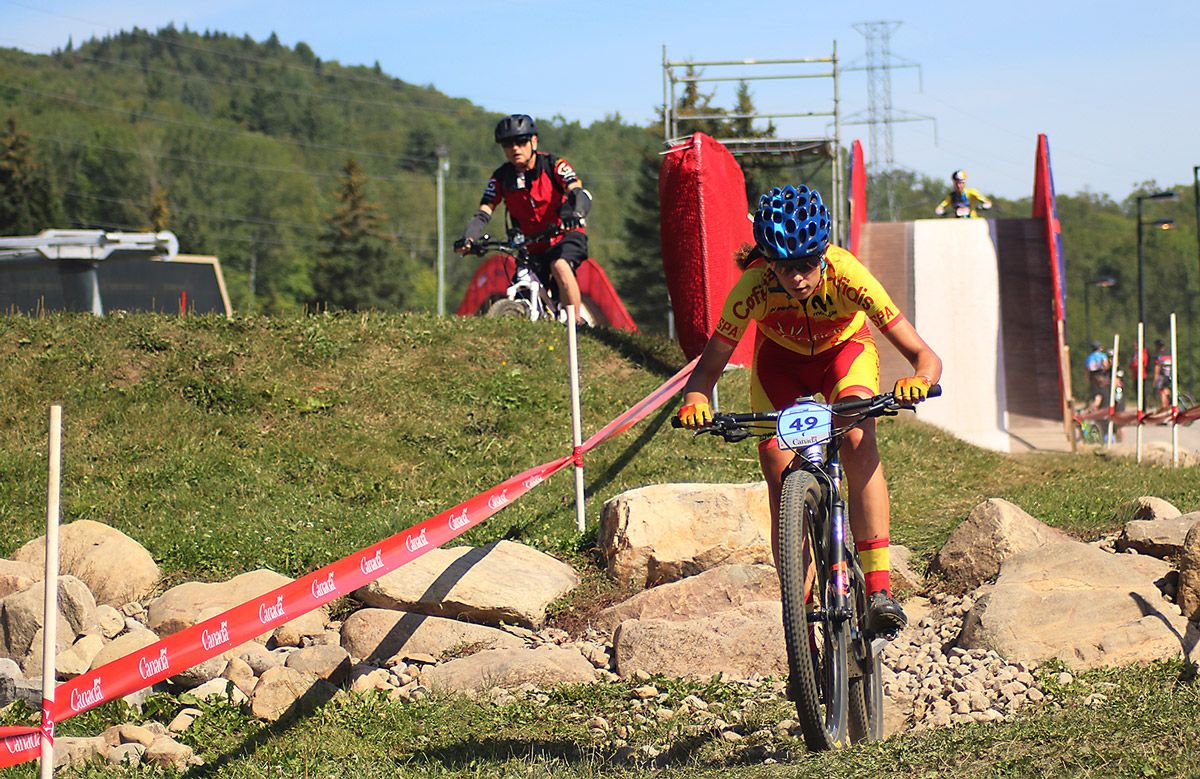 La Selección Española entrenando en Mont Sainte-Anne