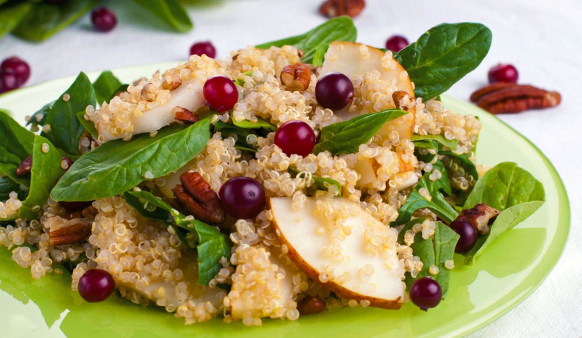 Ensalada de Quinua Real, una comida biker