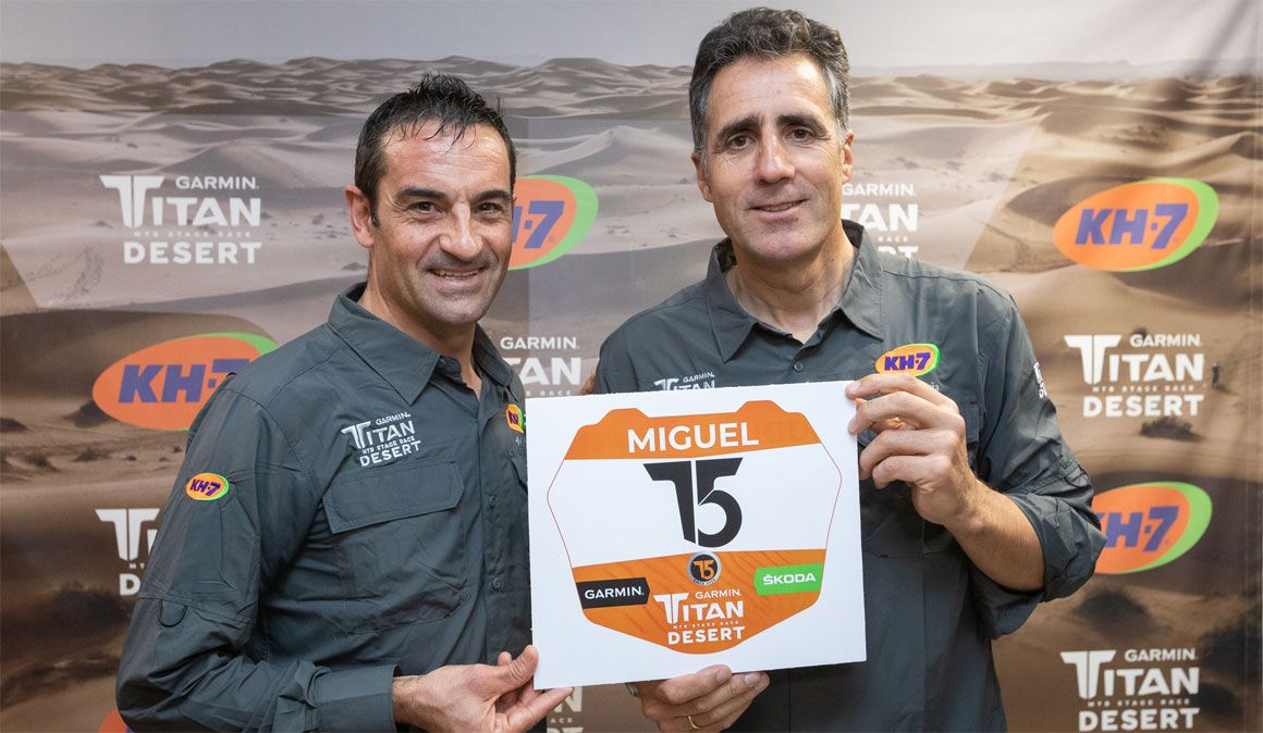 Miguel Induráin y su hijo disputarán la Titan Desert