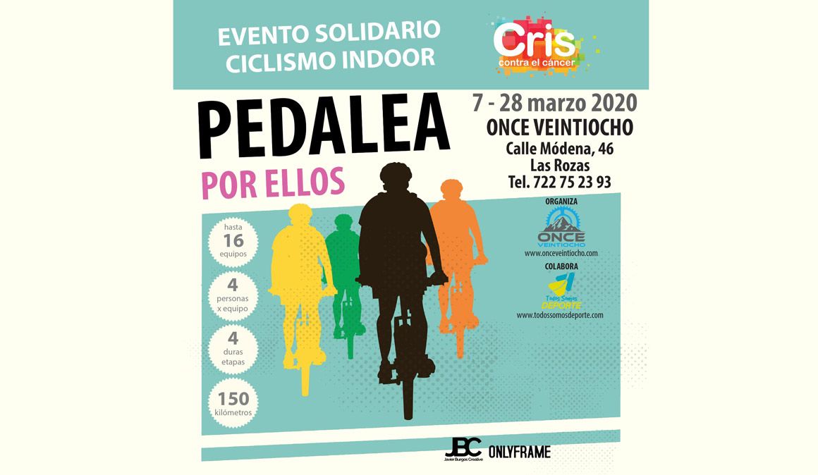 Pedalea por ellos: acción solidaria contra el cáncer infantil 