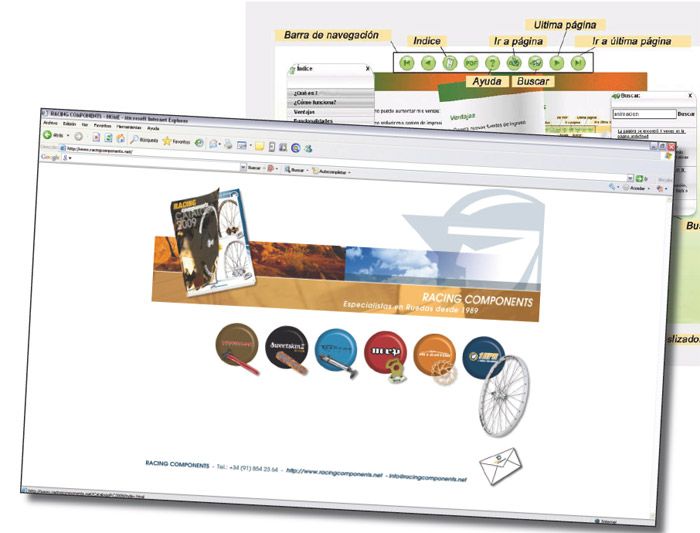 RACING COMPONENTS: TODO EL CATÁLOGO EN INTERNET