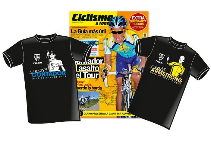¿QUIERES LA CAMISETA DE ARMSTRONG O CONTADOR?