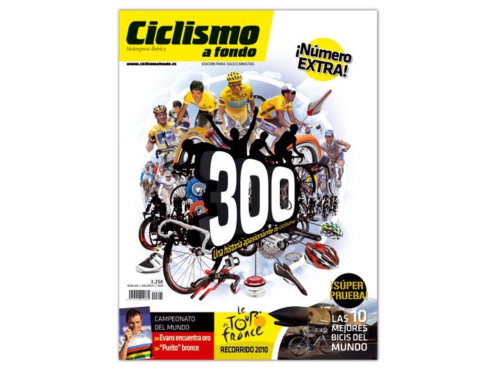 CICLISMO A FONDO CUMPLE 300 NÚMEROS