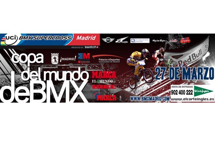  ¿QUIERES ASISTIR GRATIS AL BMX SUPERCROSS DE MADRID? HOY ÚLTIMO DIA