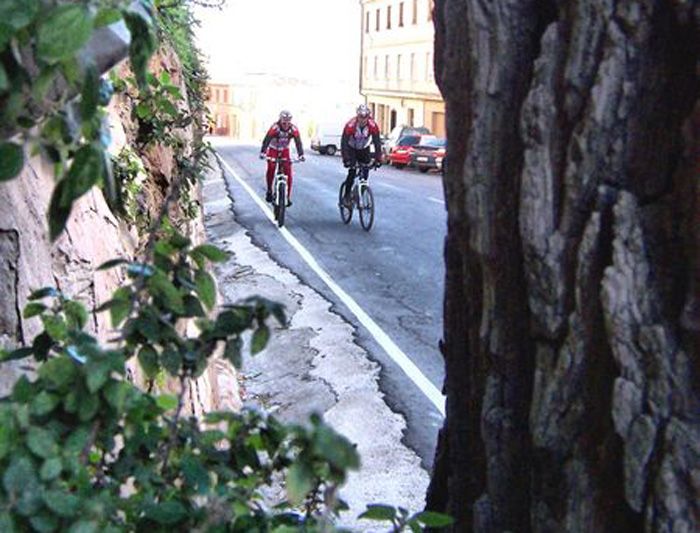 EN VIANA LAS BICIS TOMAN LAS CALLES