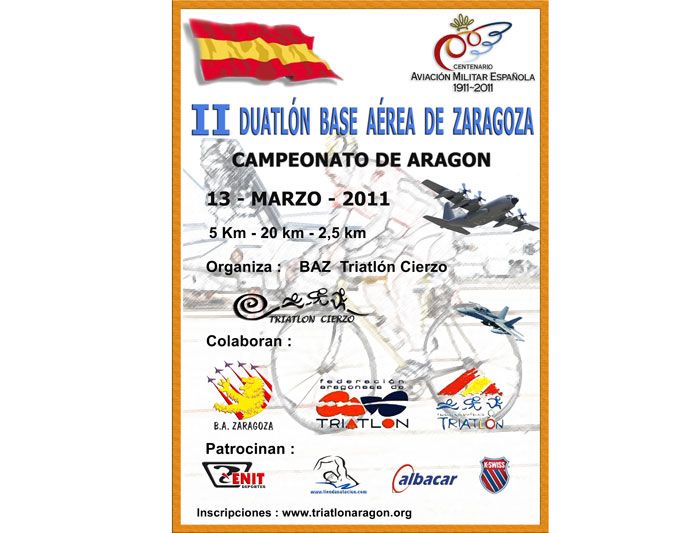 II DUATLÓN BASE AEREA DE ZARAGOZA