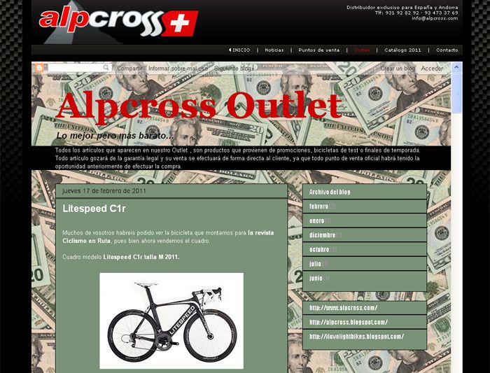 OUTLET ALPCROSS