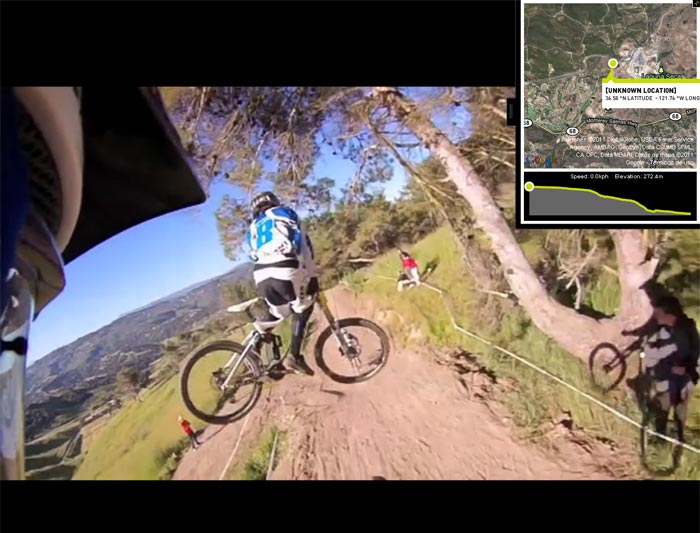 LA CÁMARA CONTOUR GPS EN ACCIÓN