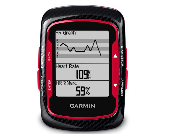 GARMIN EDGE 500 EN ROJO