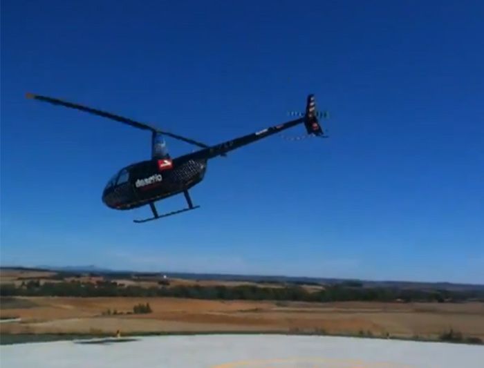 CON JESÚS CALLEJA EN HELICÓPTERO