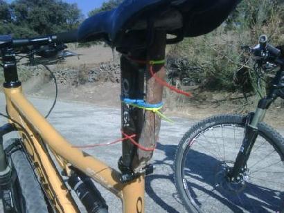 Reparación tija de emergencia
