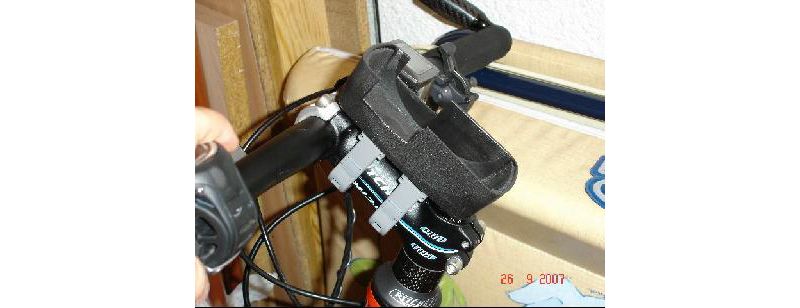 Soporte casero para GPS/Telefono