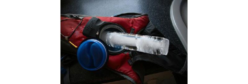 Agua fría en el Camelbak