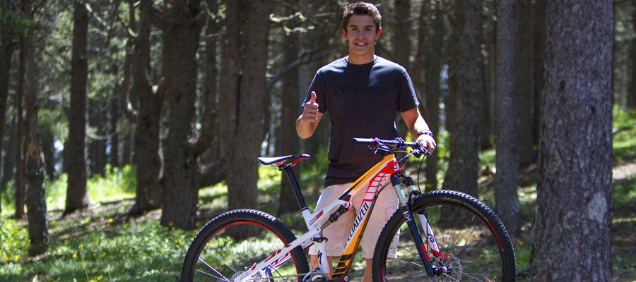 Marc Marquez  y su nueva Specialized