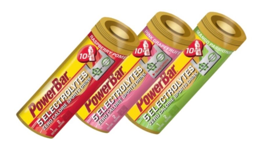 Nuevas PowerBar 5 Electrolytes sin calorías.