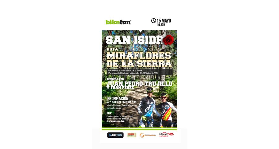 Bikefun organiza la Ruta de San Isidro
