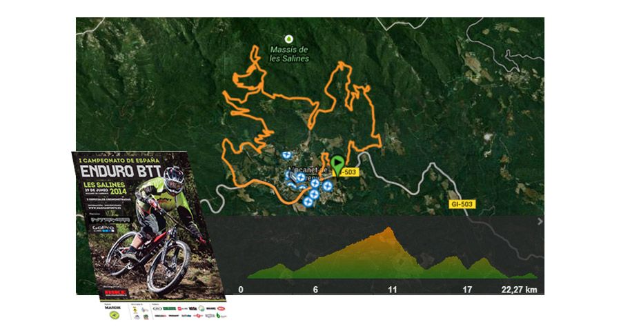 Se hace público el circuito del Campeonato de España de Enduro MTB