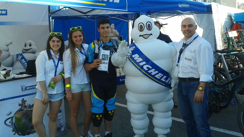 Se llevaron una GoPro gracias a Michelin