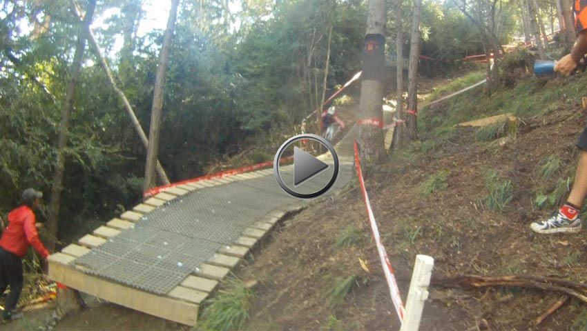 Vídeo: La caída que hizo perder el Mundial a Aaron Gwinn