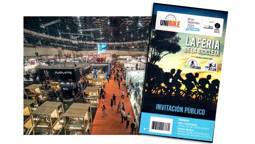 Consigue gratis tu entrada a UNIBIKE
