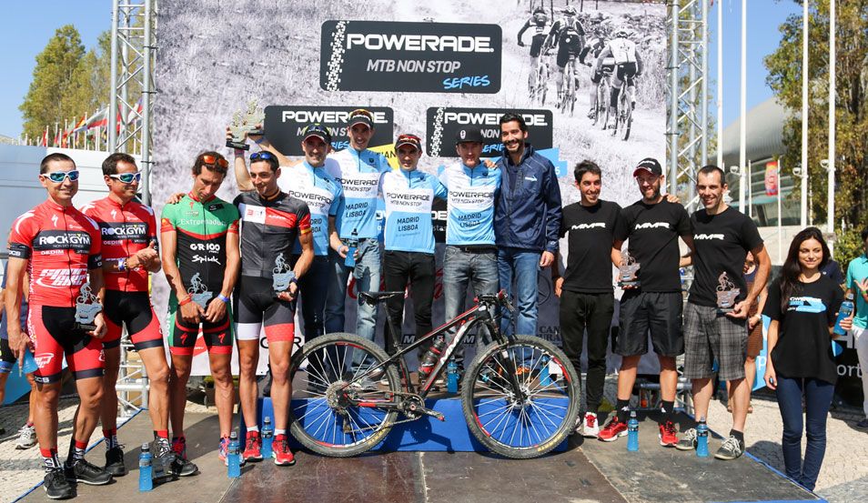 Victoria tras 30 horas de pedaleo en la Powerade Non Stop Madrid-Lisboa
