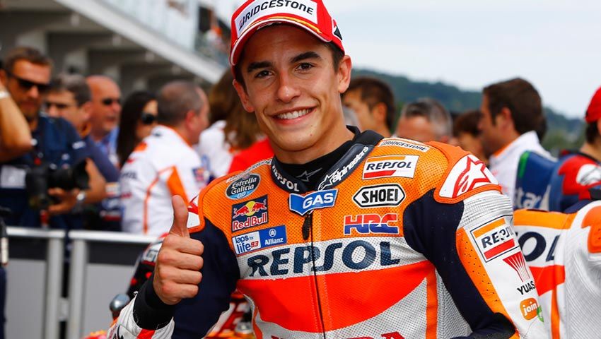 Marc Márquez se fractura la mano con la mountain bike
