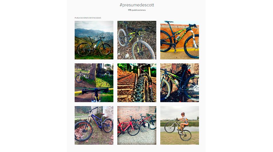 Concurso #PresumeDeScott en Instagram